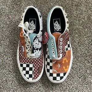 RARE Vans Era Tiger Patchwork Lace Up